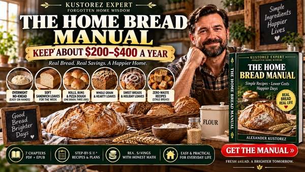 Cover of The Old-Fashioned Bread Baking Manual
